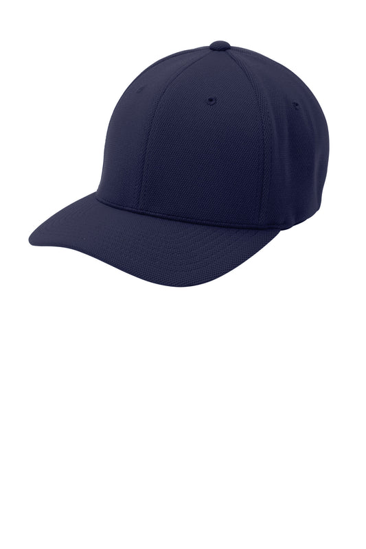 Sport-Tek Flexfit Cool & Dry Poly Block Mesh Cap STC22 True Navy