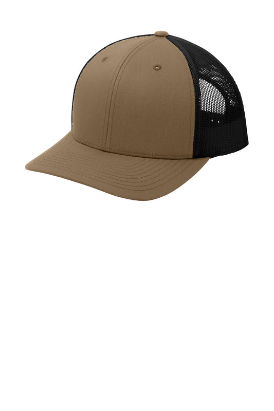 Sport-Tek YP Classics Retro Trucker Cap STC39 Elm Brown/ Black