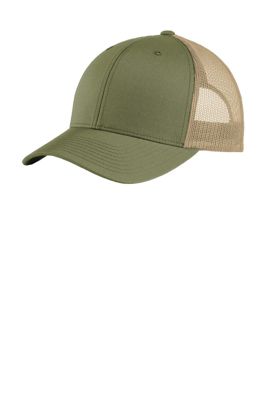 Sport-Tek YP Classics Retro Trucker Cap STC39 Olive/ Khaki