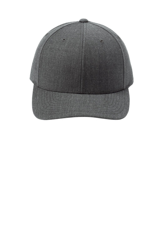 Sport-Tek YP Classics Curve Bill Snapback Cap STC43 Dark Heather Grey