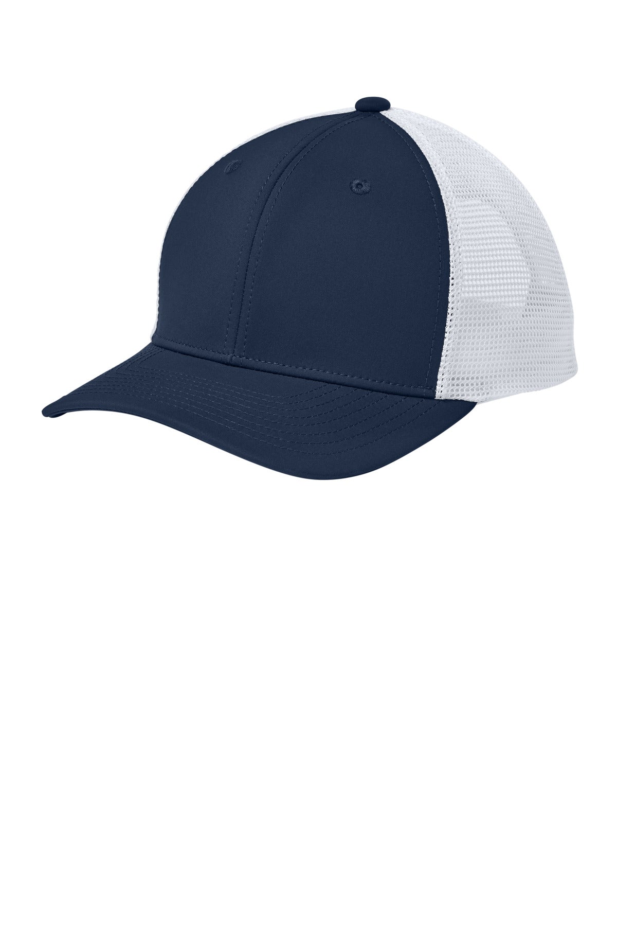 Sport-Tek Club Trucker Cap STC46 True Navy/ White