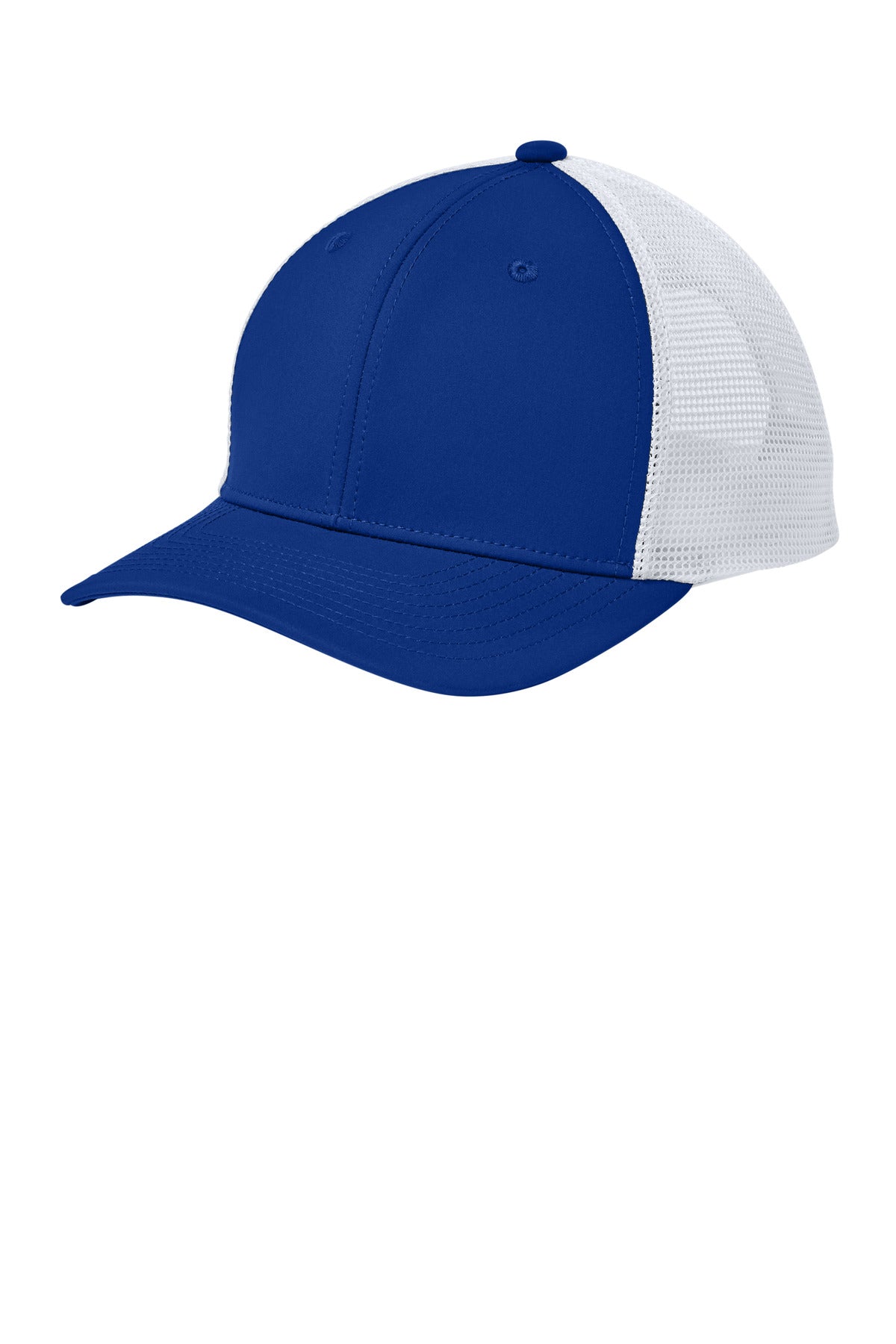 Sport-Tek Club Trucker Cap STC46 True Royal/ White