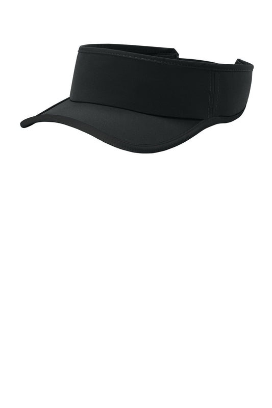 Sport-Tek Repeat Visor STC57 Black/ Black