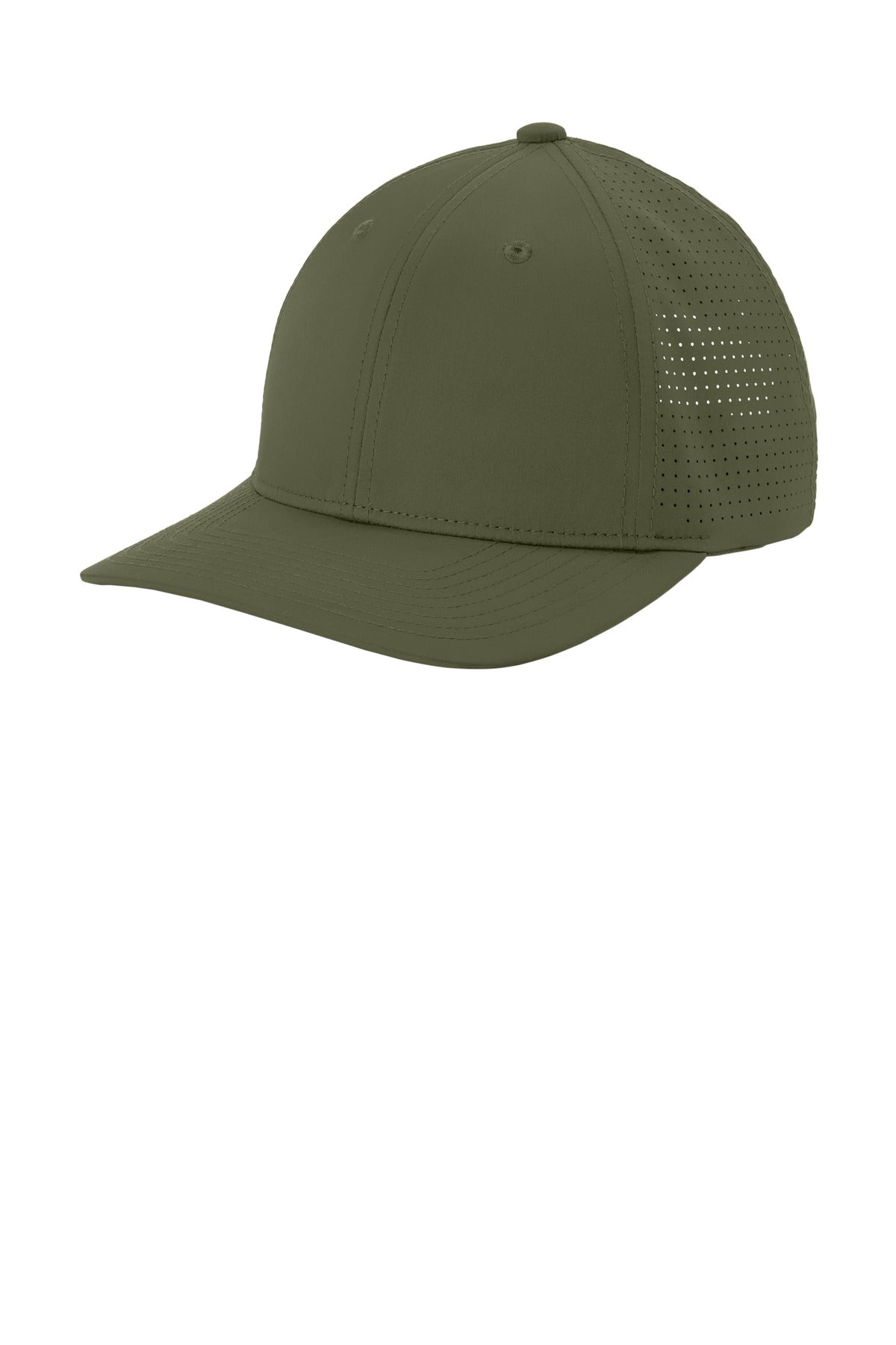 Sport-Tek Pro-Cut Adjustable Cap STC65 Olive Drab Green
