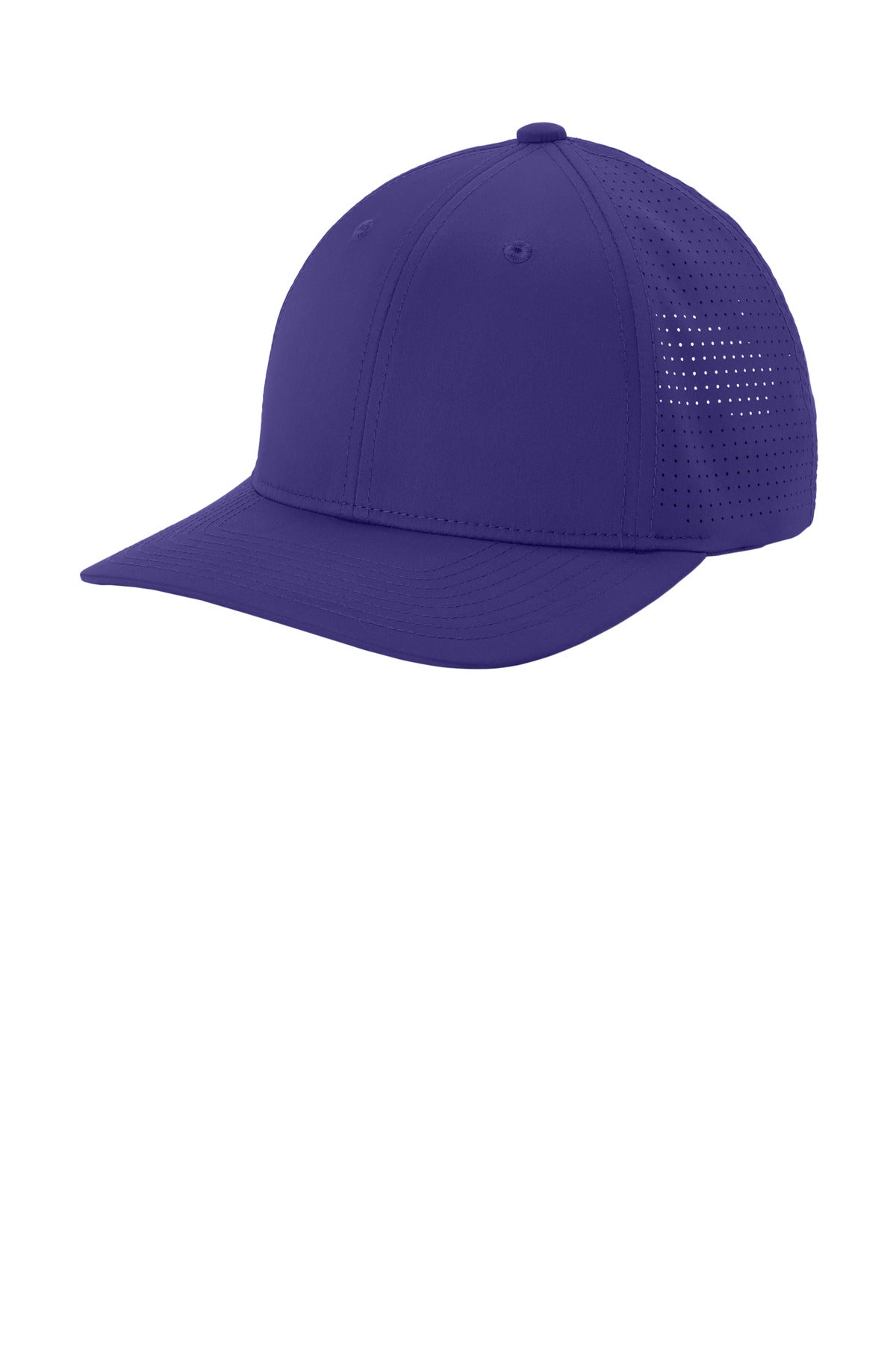 Sport-Tek Pro-Cut Adjustable Cap STC65 Purple