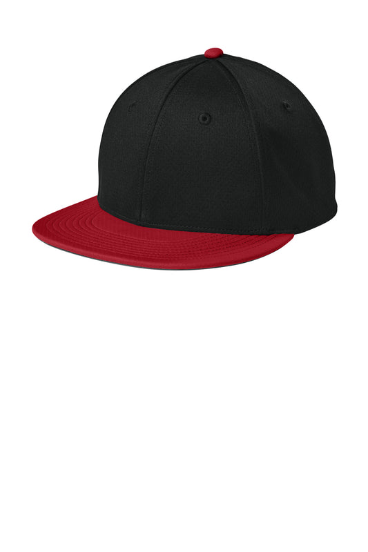 Sport-Tek Impact Mesh Stretch-Tek Cap STC70 Black/ Deep Red/ Black