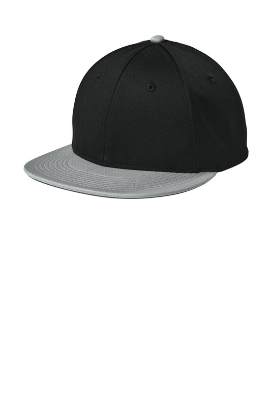 Sport-Tek Impact Mesh Stretch-Tek Cap STC70 Black/ Silver/ Black