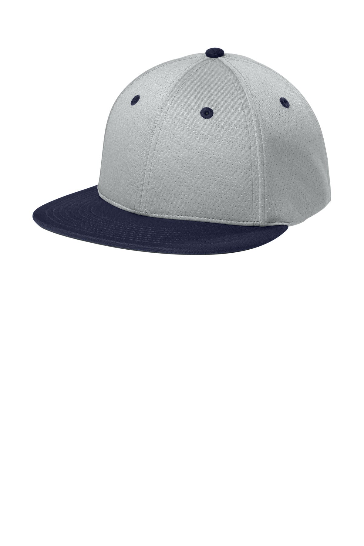 Sport-Tek Impact Mesh Stretch-Tek Cap STC70 Silver/ True Navy/ Silver