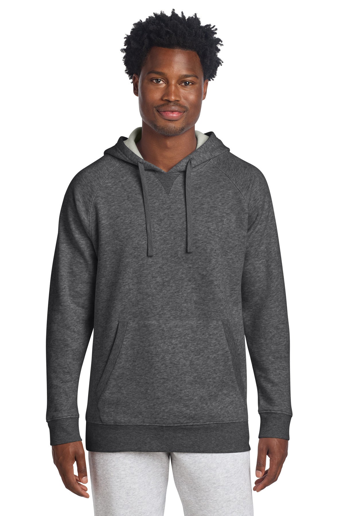 Sport-Tek Drive Fleece Pullover Hoodie STF200 Graphite Heather