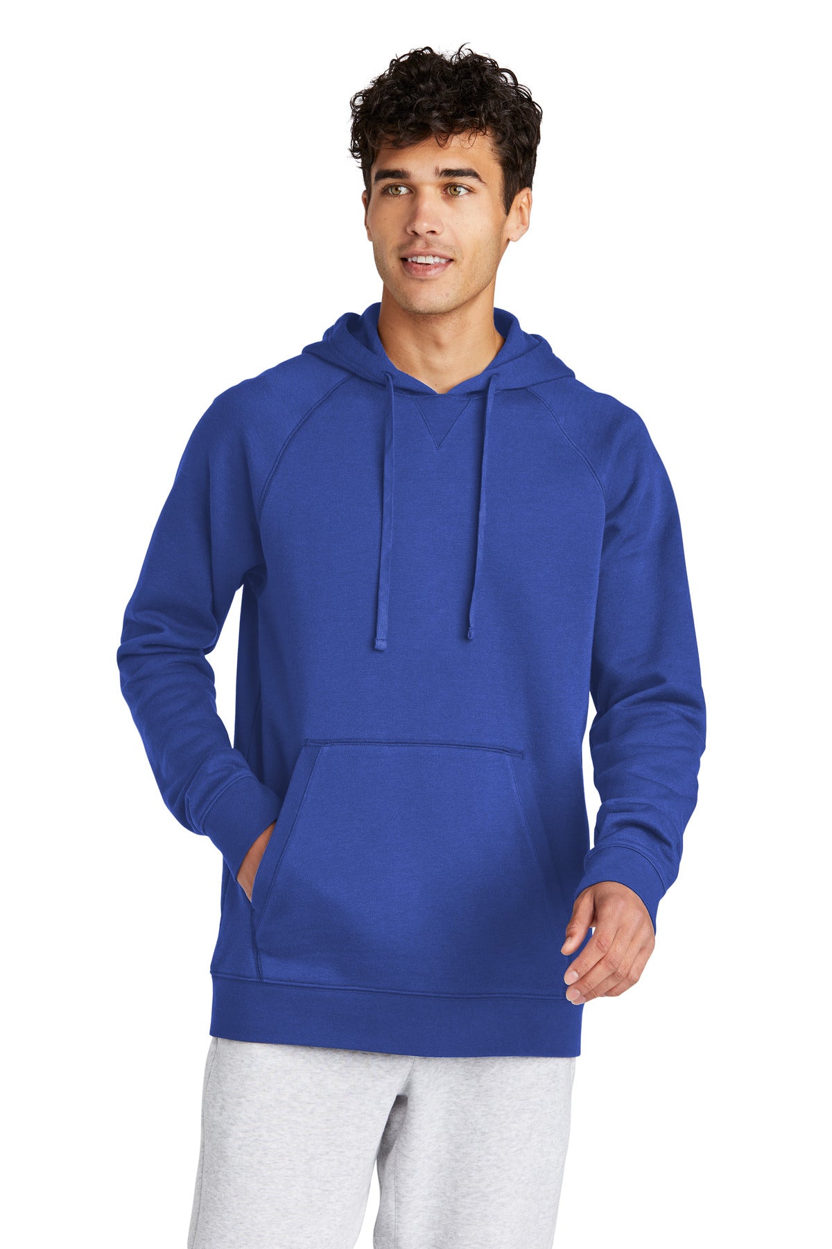 Sport-Tek Drive Fleece Pullover Hoodie STF200 True Royal
