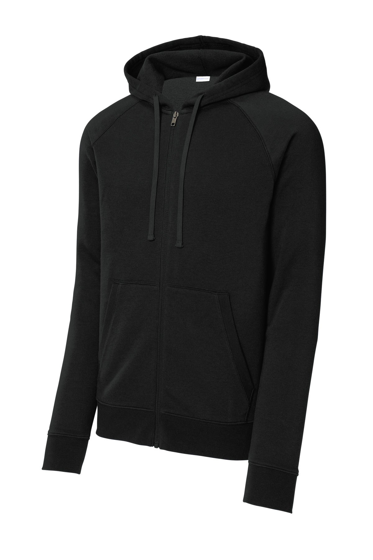 Sport-Tek Drive Fleece Hooded Full-Zip STF201 Black