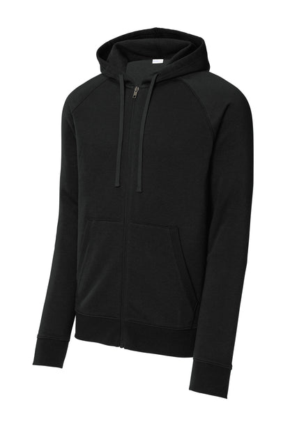 Sport-Tek Drive Fleece Hooded Full-Zip STF201 Black