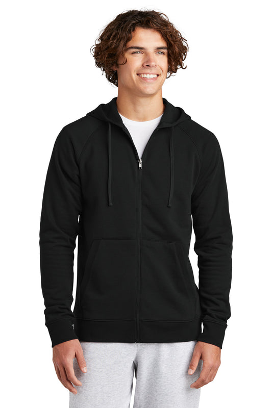 Sport-Tek Drive Fleece Hooded Full-Zip STF201 Black
