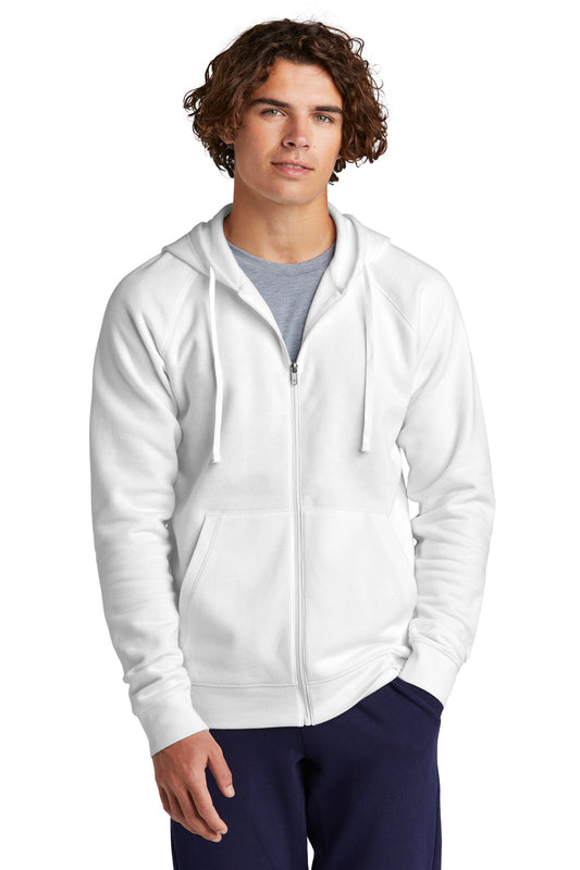 Sport-Tek Drive Fleece Hooded Full-Zip STF201 White