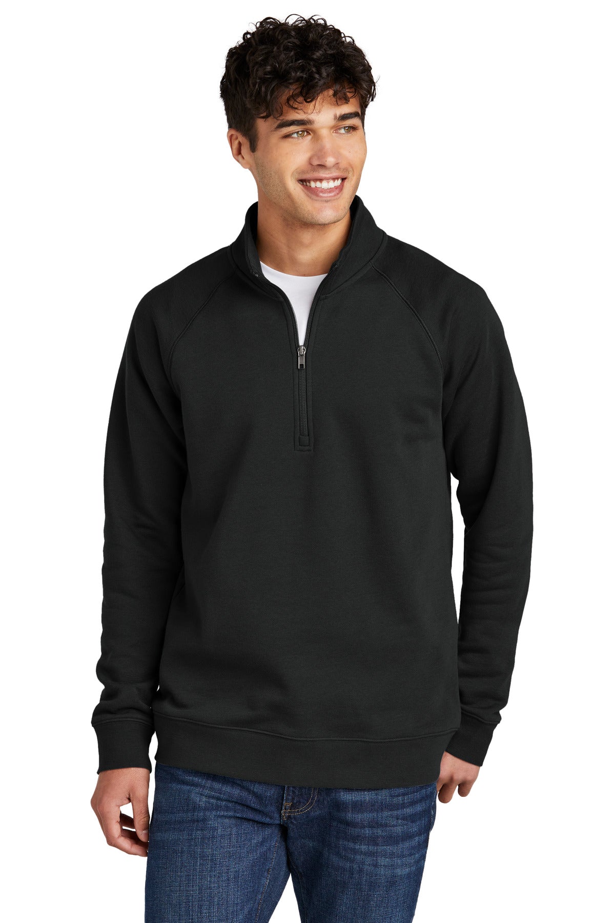 Sport-Tek Drive Fleece 1/4-Zip Pullover STF202 Black
