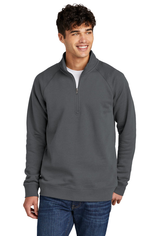 Sport-Tek Drive Fleece 1/4-Zip Pullover STF202 Dark Smoke Grey