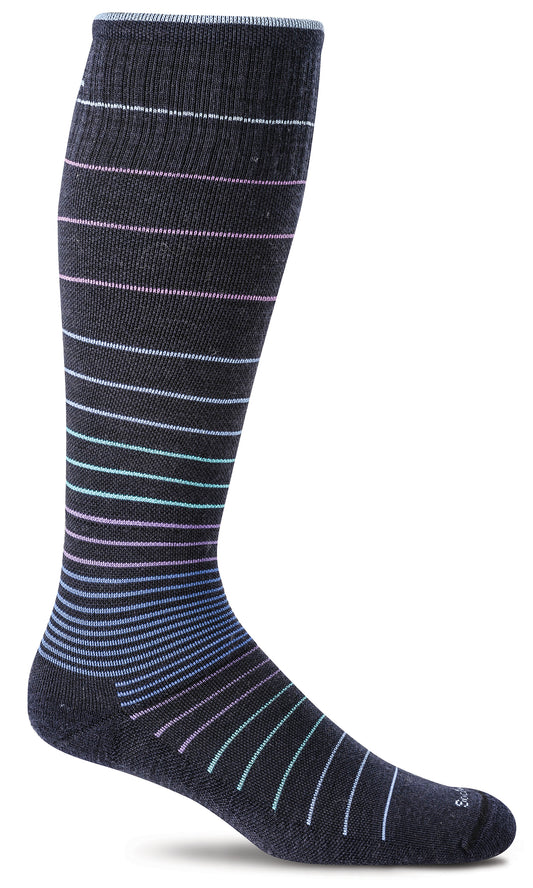 SockWell SW1W Women's Moderate Graduated Compression Circulator Navy