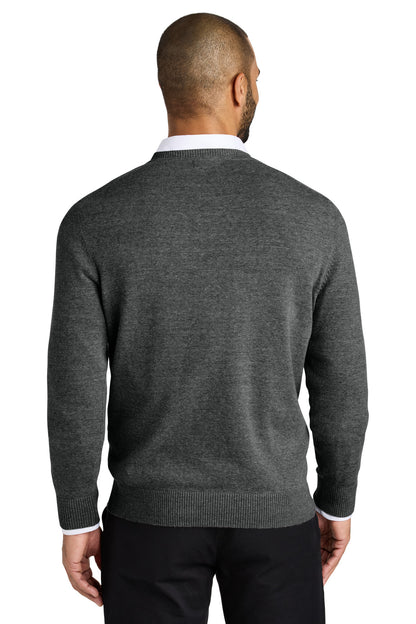 Port Authority Easy Care V-Neck Sweater SW2850 Charcoal Heather