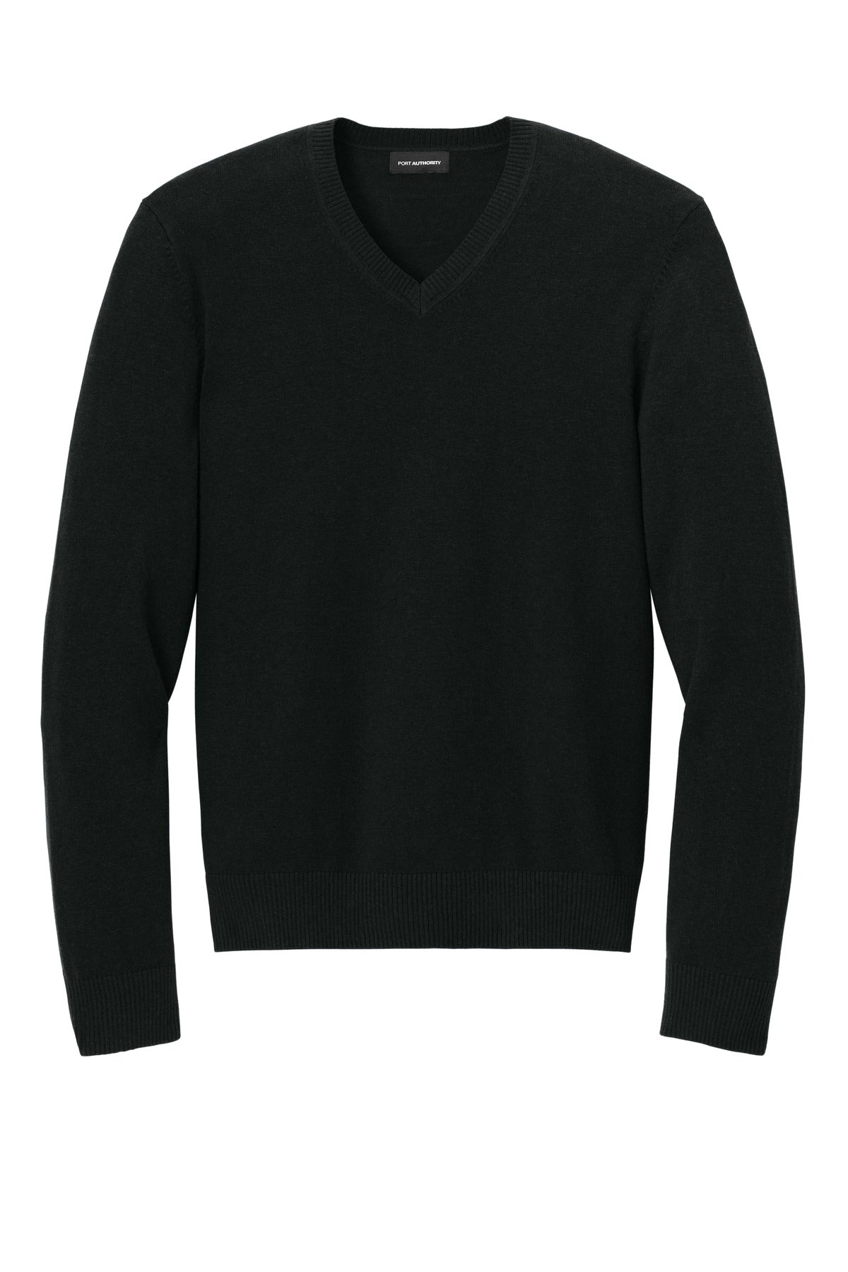 Port Authority Easy Care V-Neck Sweater SW2850 Deep Black