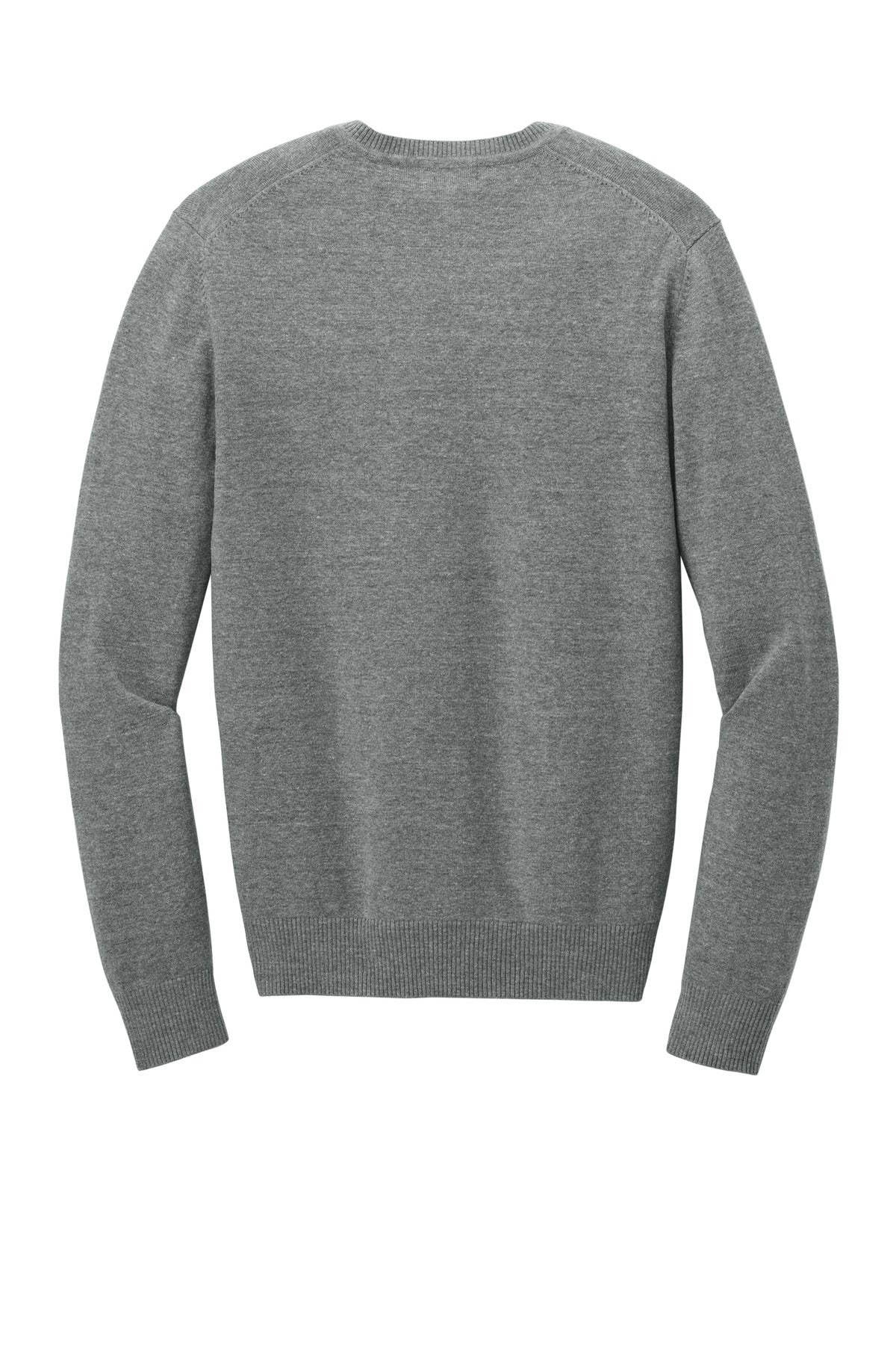 Port Authority Easy Care V-Neck Sweater SW2850 Medium Heather Grey