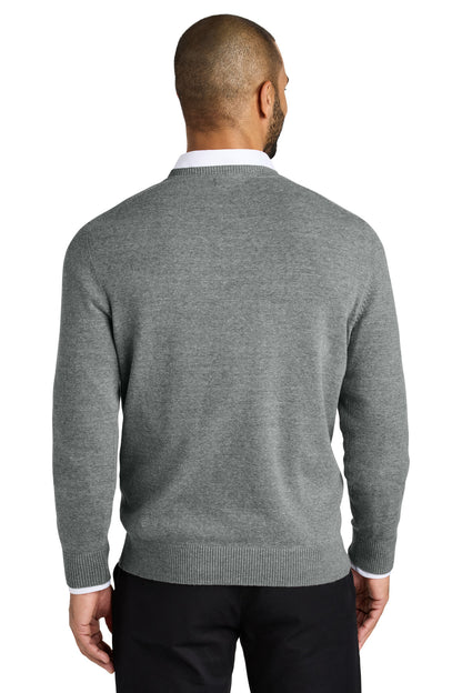 Port Authority Easy Care V-Neck Sweater SW2850 Medium Heather Grey
