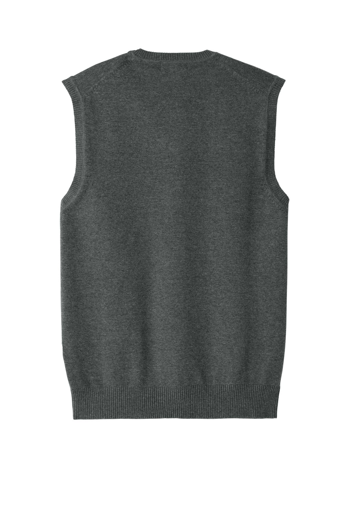 Port Authority Easy Care Sweater Vest SW2860 Charcoal Heather