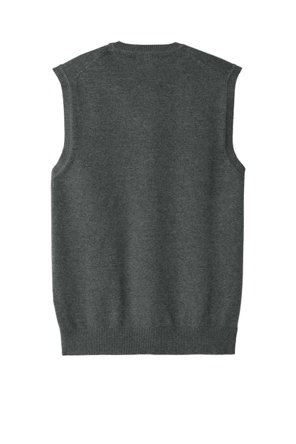 Port Authority Easy Care Sweater Vest SW2860 Charcoal Heather