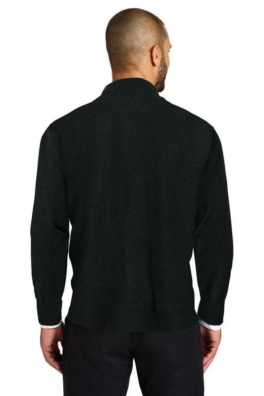 Port Authority Easy Care 1/4-Zip Sweater SW2900 Deep Black