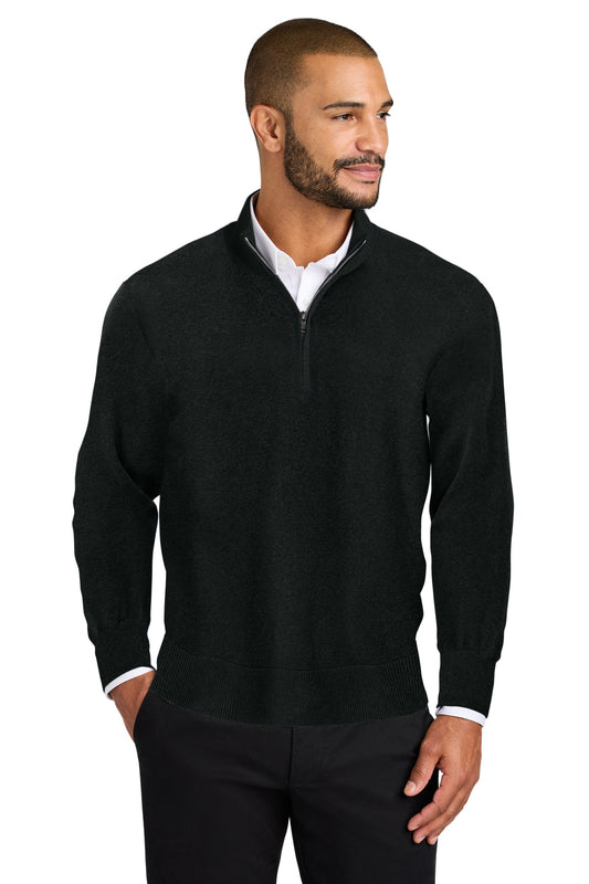 Port Authority Easy Care 1/4-Zip Sweater SW2900 Deep Black