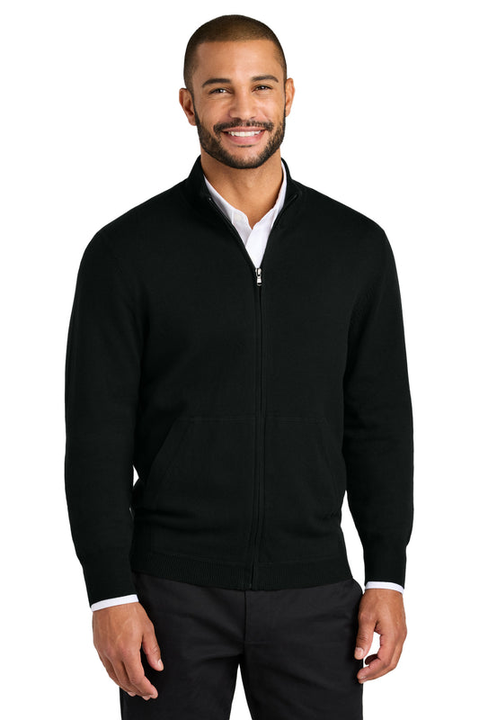 Port Authority Easy Care Full-Zip Sweater SW2901 Deep Black