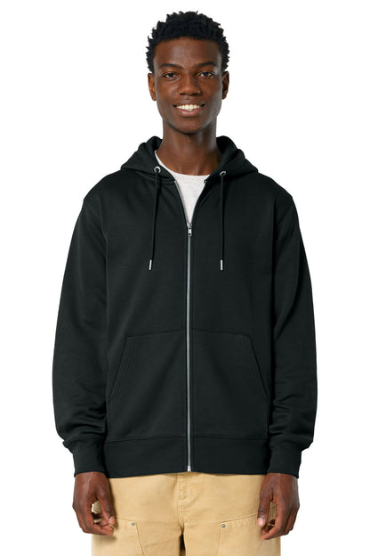 Stanley/Stella Unisex Cultivator 2.0 Full-Zip Hooded Sweatshirt SXU005 Black