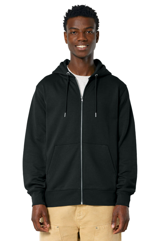 Stanley/Stella Unisex Cultivator 2.0 Full-Zip Hooded Sweatshirt SXU005 Black