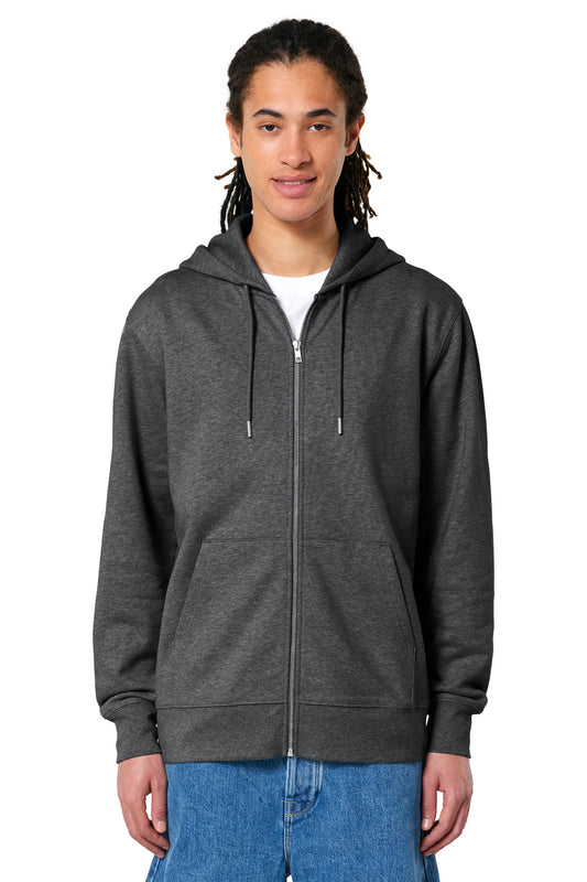Stanley/Stella Unisex Cultivator 2.0 Full-Zip Hooded Sweatshirt SXU005 Dark Heather Grey