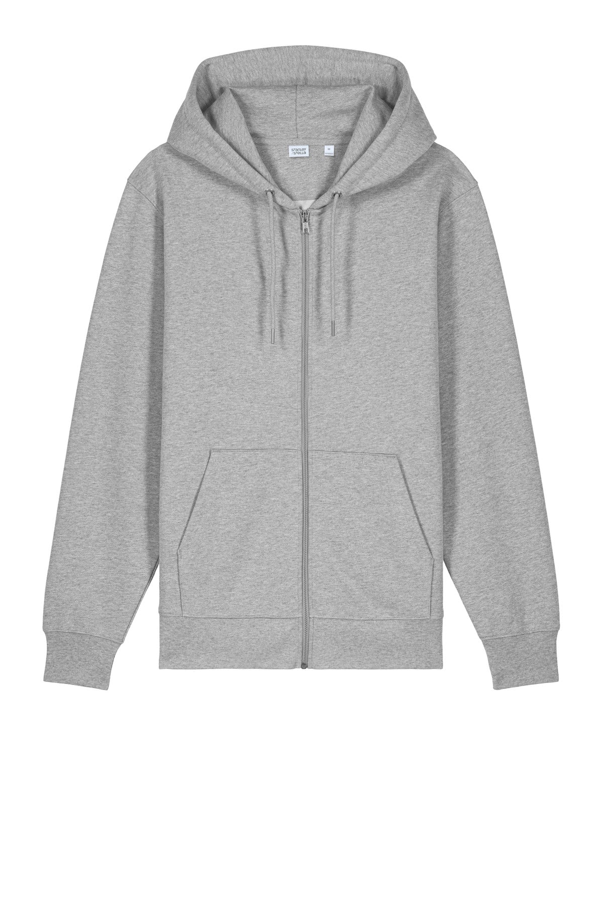 Stanley/Stella Unisex Cultivator 2.0 Full-Zip Hooded Sweatshirt SXU005 Heather Grey