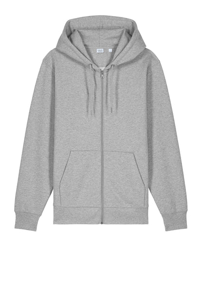 Stanley/Stella Unisex Cultivator 2.0 Full-Zip Hooded Sweatshirt SXU005 Heather Grey