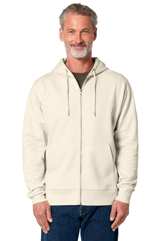 Stanley/Stella Unisex Cultivator 2.0 Full-Zip Hooded Sweatshirt SXU005 Natural Raw