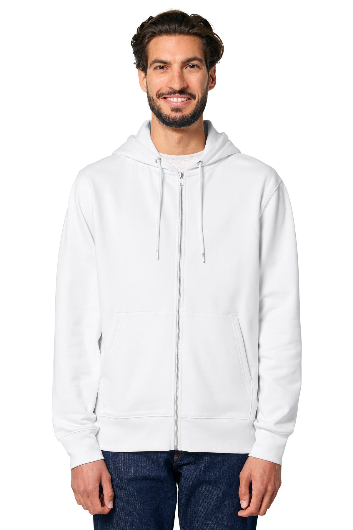 Stanley/Stella Unisex Cultivator 2.0 Full-Zip Hooded Sweatshirt SXU005 White