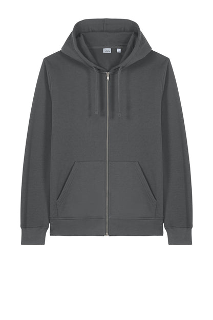 Stanley/Stella Unisex Mixer Full-Zip Hooded Sweatshirt SXU011 Anthracite