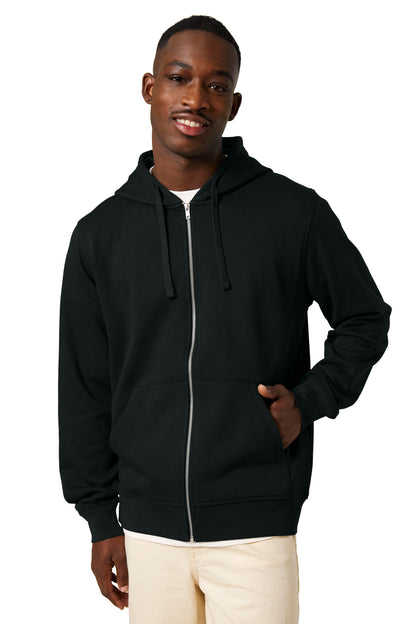 Stanley/Stella Unisex Mixer Full-Zip Hooded Sweatshirt SXU011 Black