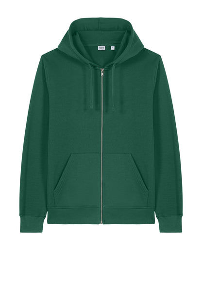 Stanley/Stella Unisex Mixer Full-Zip Hooded Sweatshirt SXU011 Bottle Green