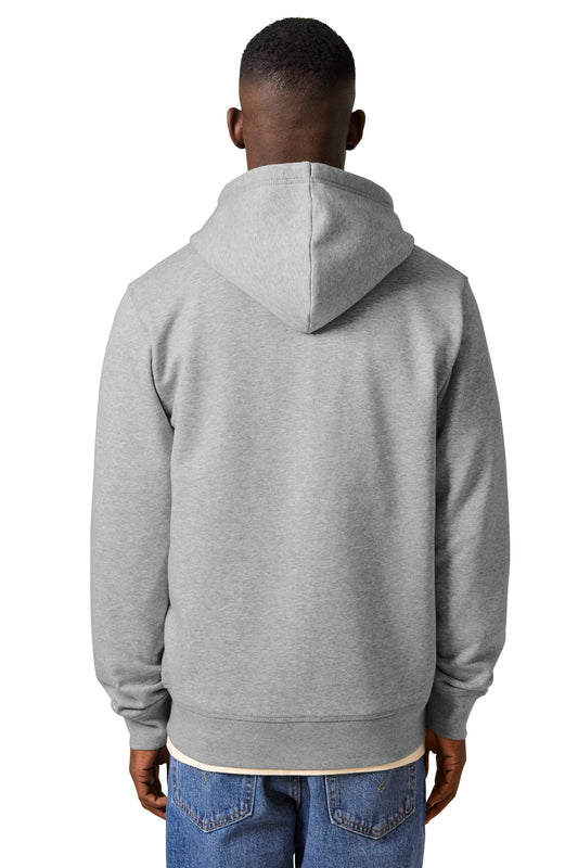 Stanley/Stella Unisex Mixer Full-Zip Hooded Sweatshirt SXU011 Heather Grey