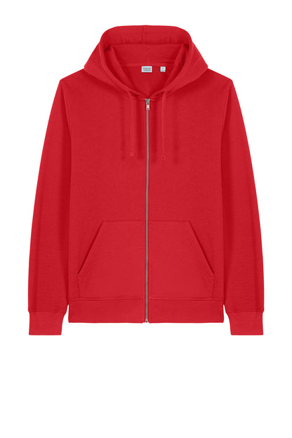 Stanley/Stella Unisex Mixer Full-Zip Hooded Sweatshirt SXU011 Red
