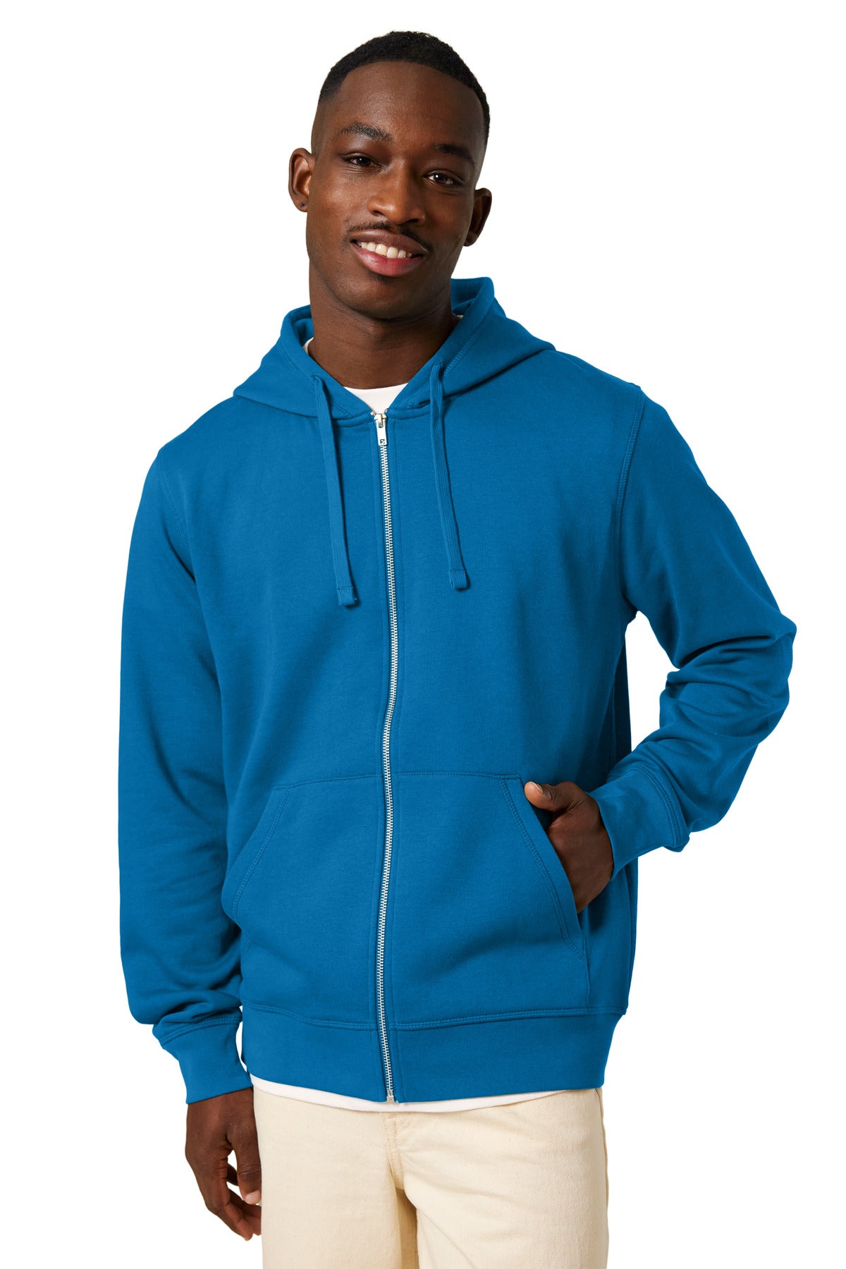 Stanley/Stella Unisex Mixer Full-Zip Hooded Sweatshirt SXU011 Royal Blue