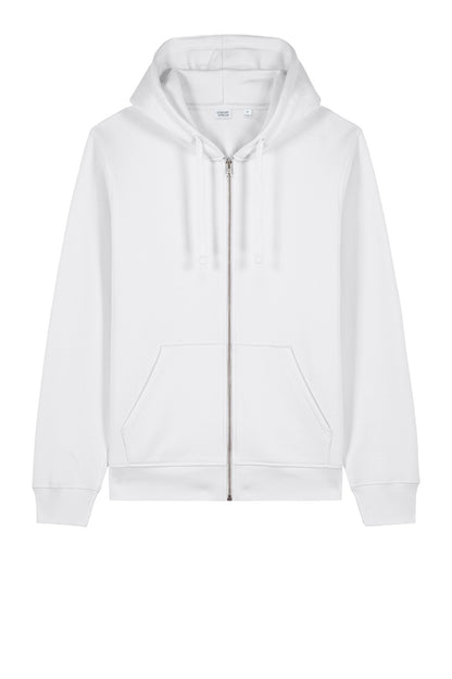 Stanley/Stella Unisex Mixer Full-Zip Hooded Sweatshirt SXU011 White