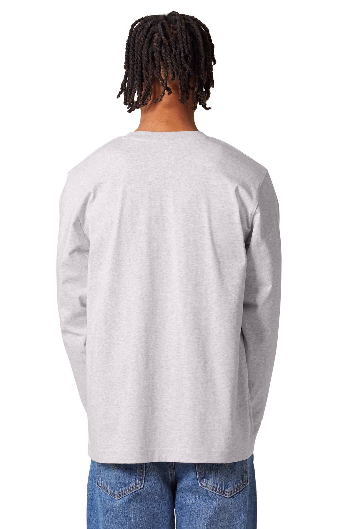 Stanley/Stella Unisex Freestyler Heavyweight Long Sleeve Tee SXU023 Cool Heather Grey