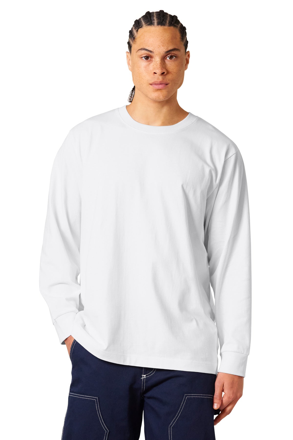 Stanley/Stella Unisex Freestyler Heavyweight Long Sleeve Tee SXU023 White