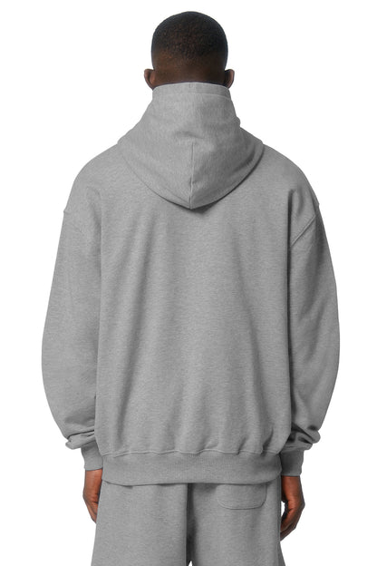 Stanley/Stella Unisex Cooper Dry Hooded Sweatshirt SXU028 Heather Grey