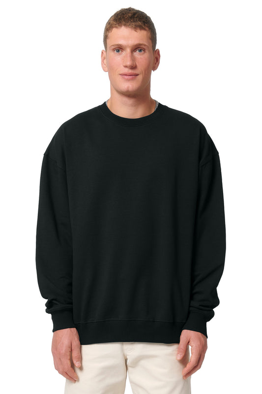 Stanley/Stella Unisex Ledger Dry Crewneck Sweatshirt SXU029 Black