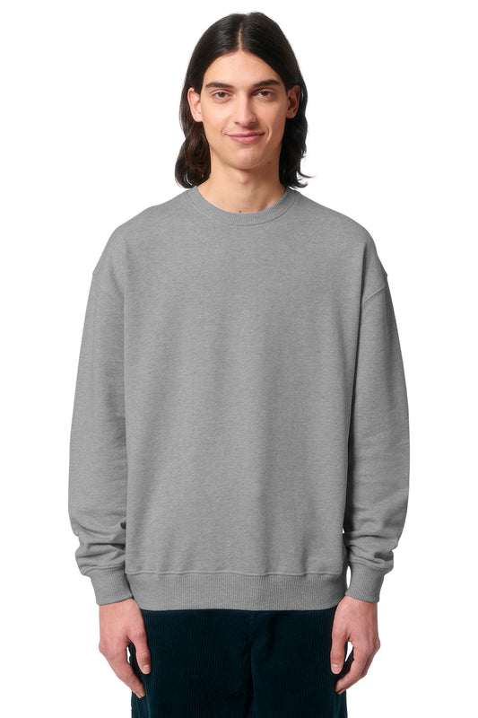Stanley/Stella Unisex Ledger Dry Crewneck Sweatshirt SXU029 Heather Grey