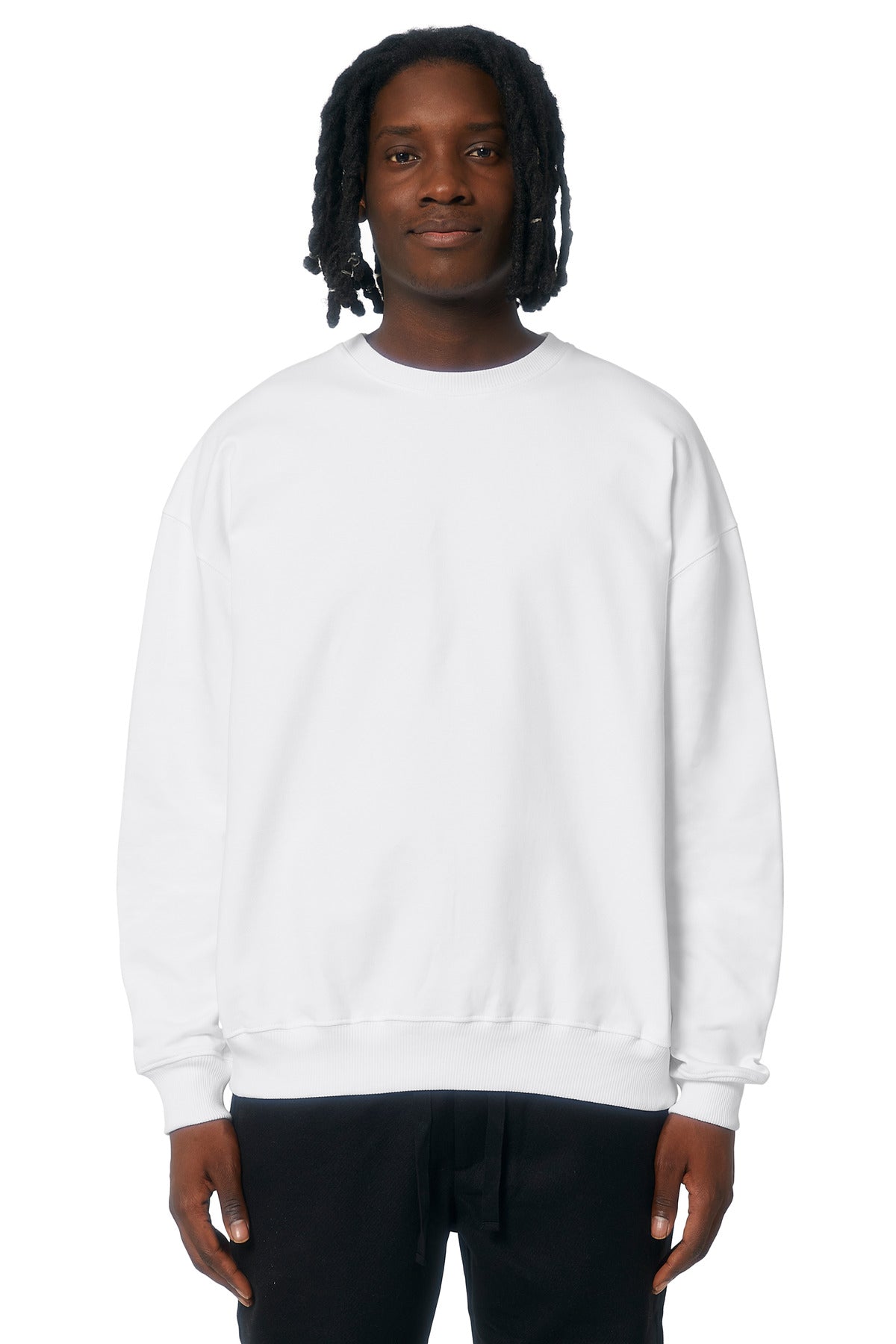 Stanley/Stella Unisex Ledger Dry Crewneck Sweatshirt SXU029 White